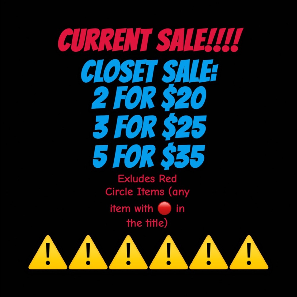 ⚠️Closet Sale⚠️